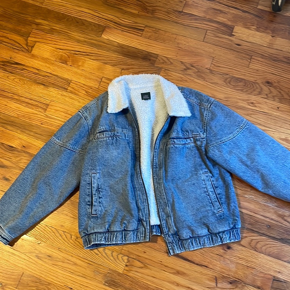 Wild Fable Sherpa Lined Denim Jacket